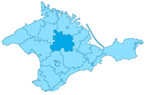 Красногвардейский район на карте
