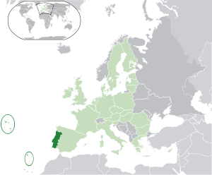EU-Portugal with islands circled.svg