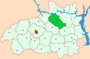 Вичугский район на карте
