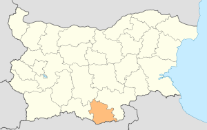 Кырджалийская область на карте