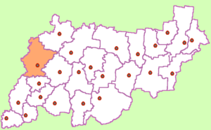 Буйский район на карте