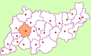 Галичский район на карте