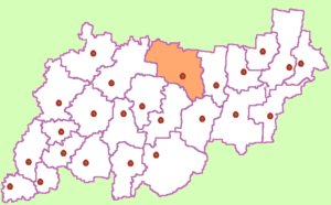 Кологривский район на карте