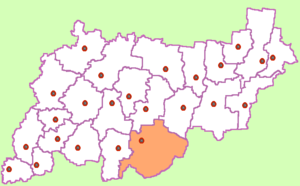 Макарьевский район на карте