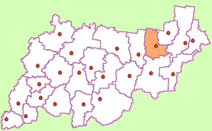 Пыщугский район на карте