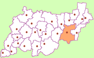 Шарьинский район на карте