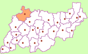 Солигаличский район на карте