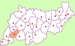 Судиславский район на карте