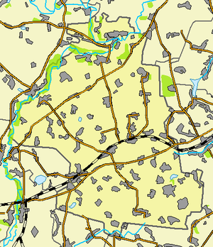 Козельщинский район, карта