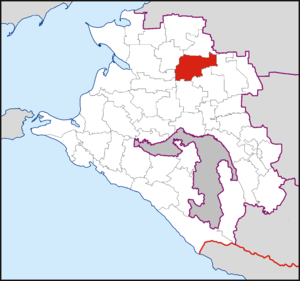 Павловский муниципальный район на карте