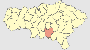 Краснокутский район на карте
