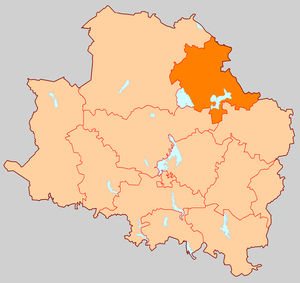 Куровское сельское поселение на карте