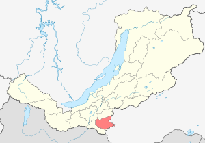 Бичурский район на карте