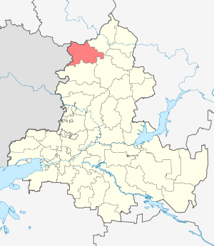 Чертковский муниципальный район на карте