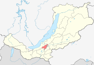 Иволгинский район на карте