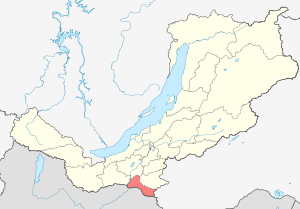 Кяхтинский район на карте