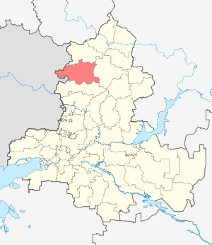 Миллеровский муниципальный район на карте