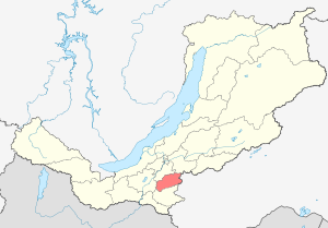 Мухоршибирский район на карте
