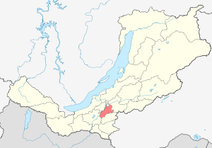 Тарбагатайский район на карте