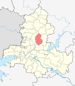 Тацинский муниципальный район на карте