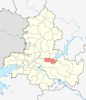 Волгодонской муниципальный район на карте