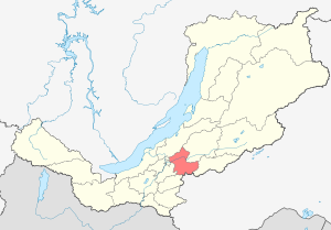 Заиграевский район на карте
