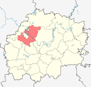 Рязанский район на карте