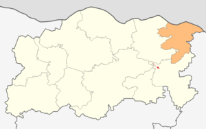 Община Белене, карта