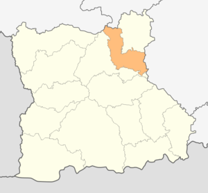 Община Белица, карта