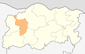 Община Искыр, карта