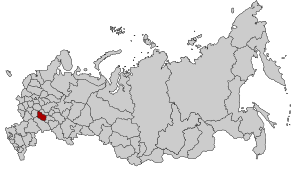 Пензенская область на карте России