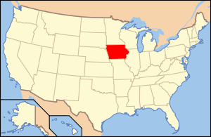 Округ Клейтон, карта