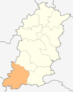 Община Вырбица, карта