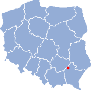 Гмина Борова, карта