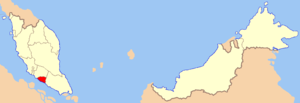 Малакка, карта