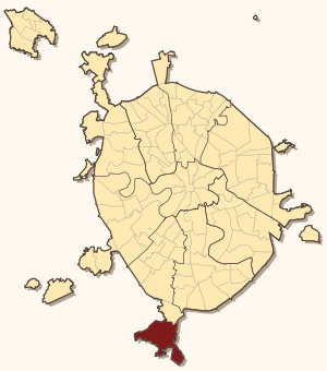 Южное Бутово на карте