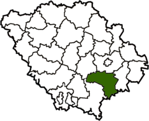 Новосанжарский район на карте