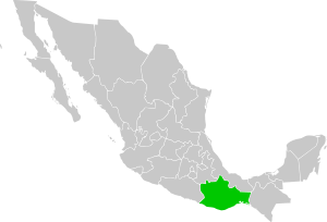 Оахака на карте