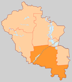 Охватское сельское поселение на карте