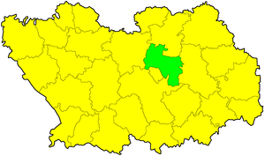 Бессоновский район на карте