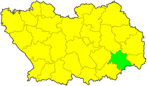 Камешкирский район на карте