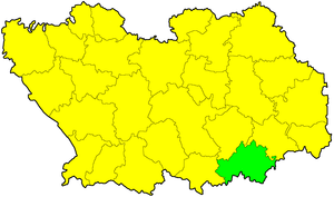Лопатинский район на карте