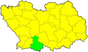 Сердобский район на карте