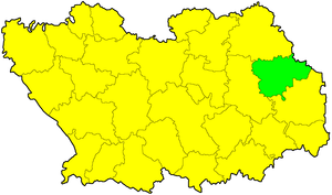 Сосновоборский район на карте