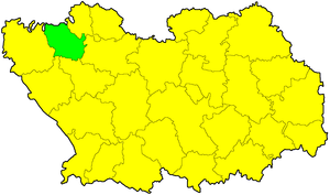Вадинский муниципальный район на карте