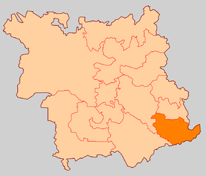Прямухинское сельское поселение на карте