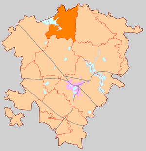 Рютинское сельское поселение на карте