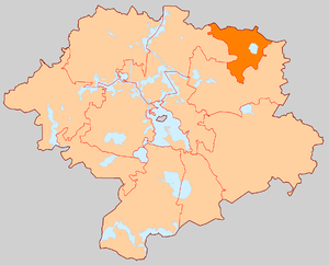 Щучьенское сельское поселение на карте