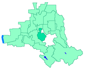 Мирновской сельский совет на карте