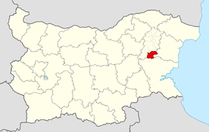 Община Смядово на карте